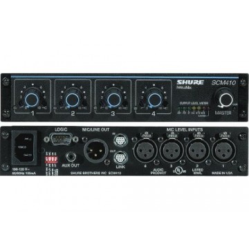 Mixer Bộ trộn âm thanh Shure SCM410E